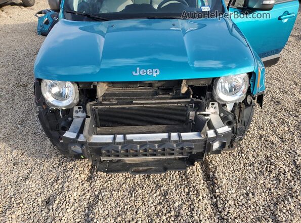 ZACNJBD18LPL46715 2020 JEEP RENEGADE Бирюзовый Вид подкапотного пространства