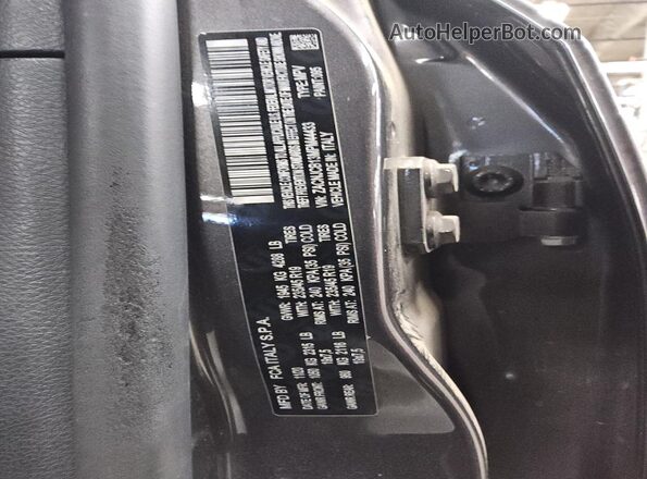 ZACNJCB13MPM44433 2021 JEEP RENEGADE Gray Vista de la etiqueta del VIN