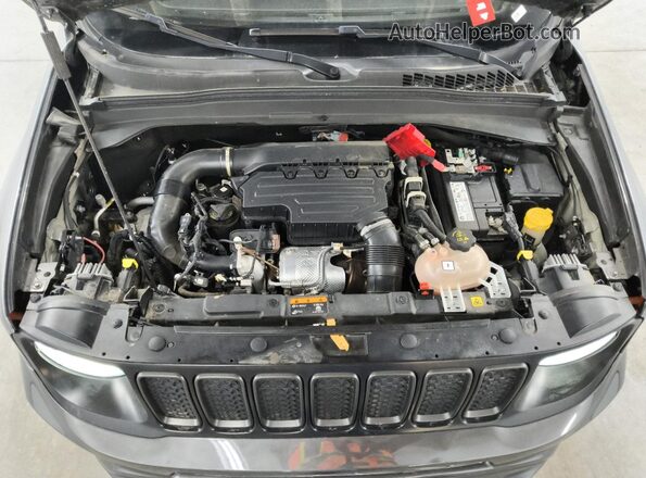 ZACNJCB13MPM44433 2021 JEEP RENEGADE Gray Vista del compartimento del motor