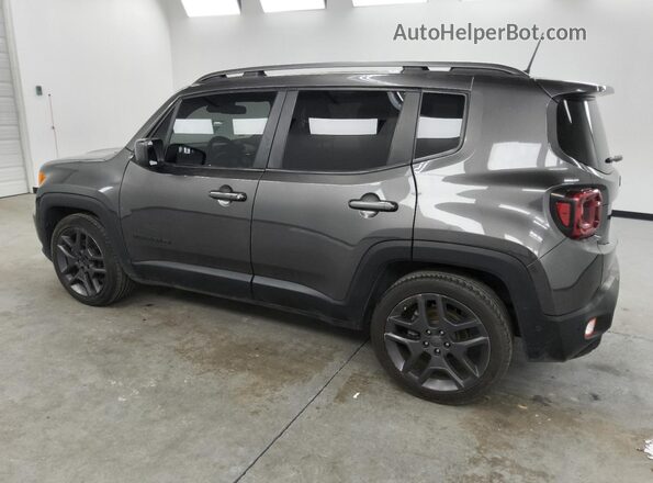 ZACNJCB13MPM44433 2021 JEEP RENEGADE Gray Trasero izquierdo