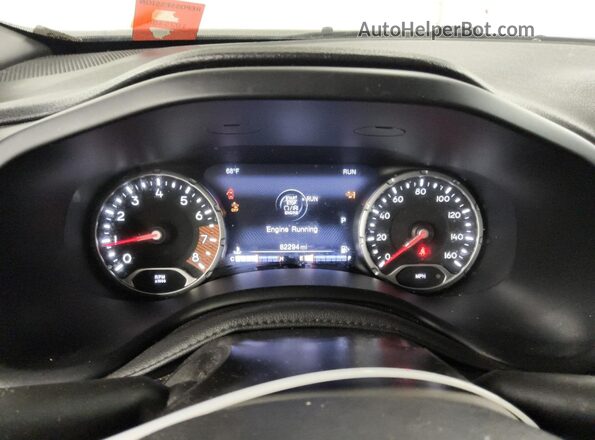 ZACNJCB13MPM44433 2021 JEEP RENEGADE Gray Vista del cuadro de instrumentos