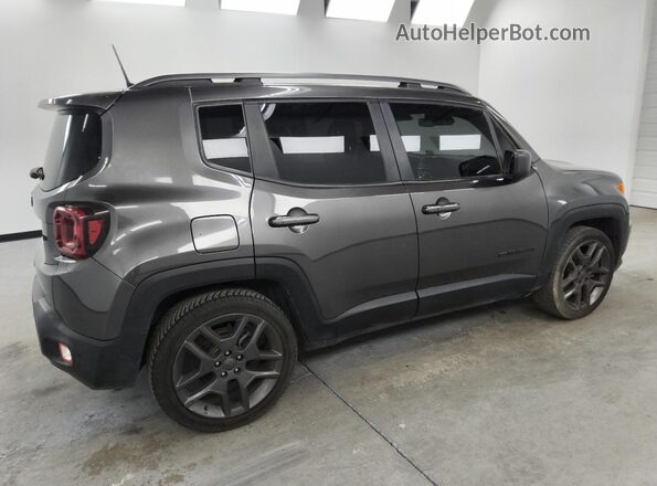 ZACNJCB13MPM44433 2021 JEEP RENEGADE Gray Trasero derecho