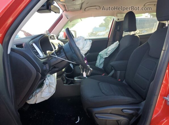 ZACNJCBB8MPN27994 2021 JEEP RENEGADE Red Widok wnętrza z przodu