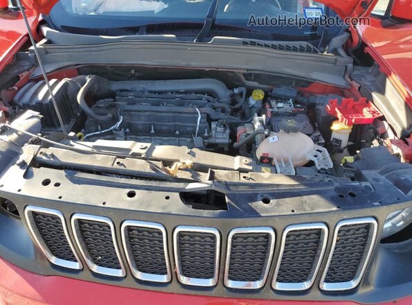 ZACNJCBB8MPN27994 2021 JEEP RENEGADE Red Widok komory silnika