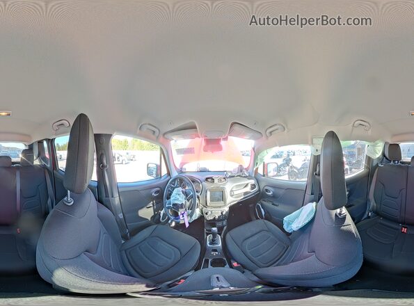 ZACNJCBB8MPN27994 2021 JEEP RENEGADE Red Widok wnętrza 360 stopni