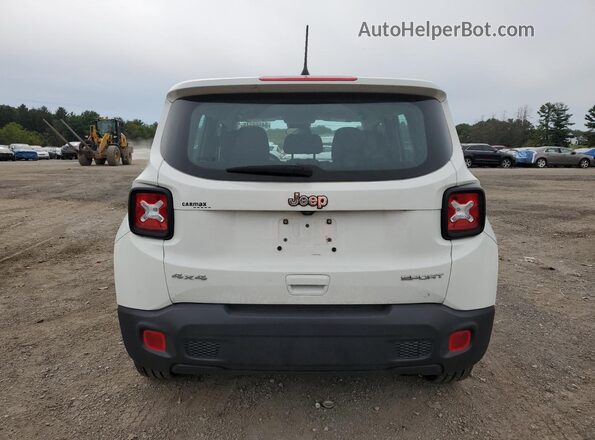 ZACNJDA13NPN56786 2022 JEEP RENEGADE White Հետևի տեսք