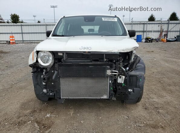 ZACNJDA13NPN56786 2022 JEEP RENEGADE White Դիմացի տեսք