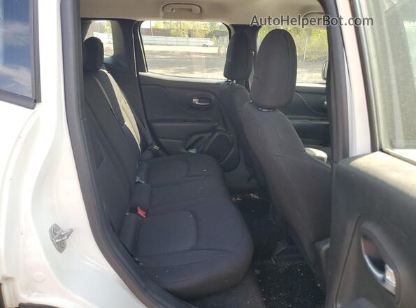 ZACNJDA13NPN61065 2022 JEEP RENEGADE White Հետևի նստատեղերի տեսք