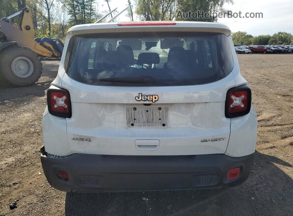 ZACNJDA13NPN61065 2022 JEEP RENEGADE White Հետևի տեսք