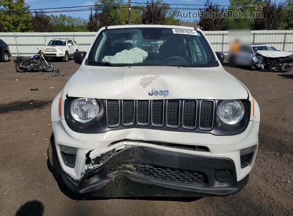 ZACNJDA13NPN61065 2022 JEEP RENEGADE White Դիմացի տեսք