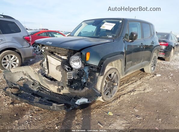 ZACNJDAB9MPM41861 2021 JEEP RENEGADE Green Vista frontal