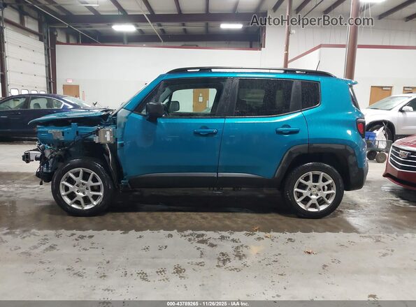 ZACNJDB10NPN99206 2022 JEEP RENEGADE Teal 