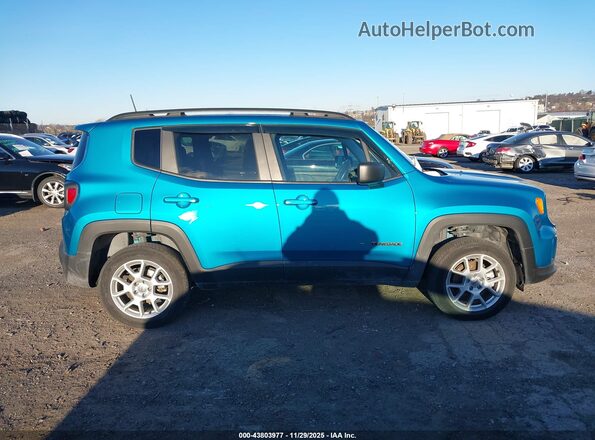ZACNJDB15NPN44119 2022 JEEP RENEGADE Turquoise Սալոնի հետևի տեսք