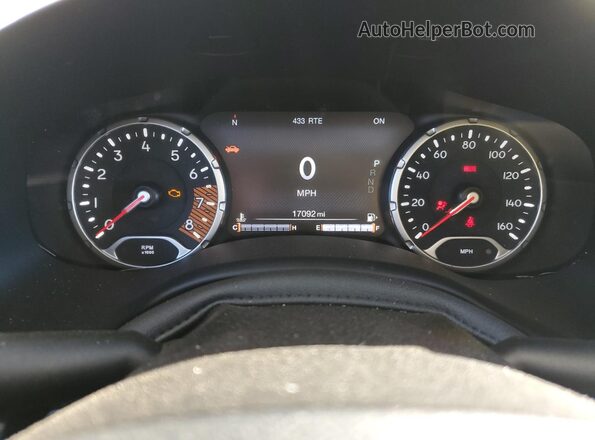 ZACNJDB16PPP61066 2023 JEEP RENEGADE White Սարքավորումների վահանակի տեսք