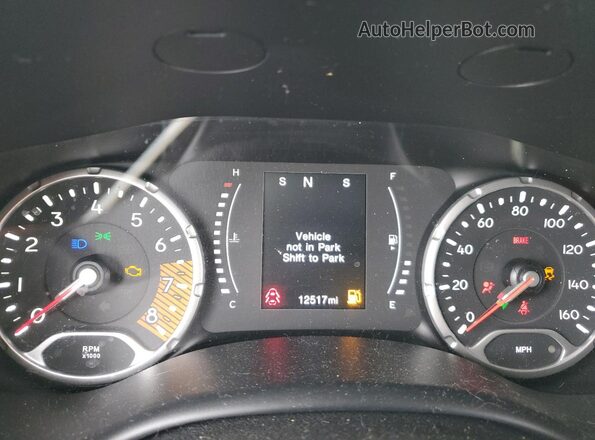 ZACNJDB18PPP29137 2023 JEEP RENEGADE Black ხელსაწყოთა პანელის ხედი