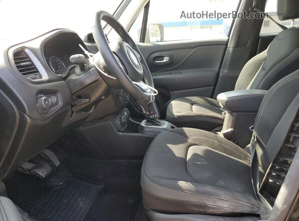 ZACNJDB19PPP31446 2023 JEEP RENEGADE Черный Вид салона спереди
