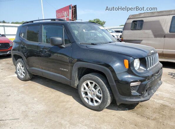 ZACNJDB19PPP31446 2023 JEEP RENEGADE Черный Передняя правая четверть