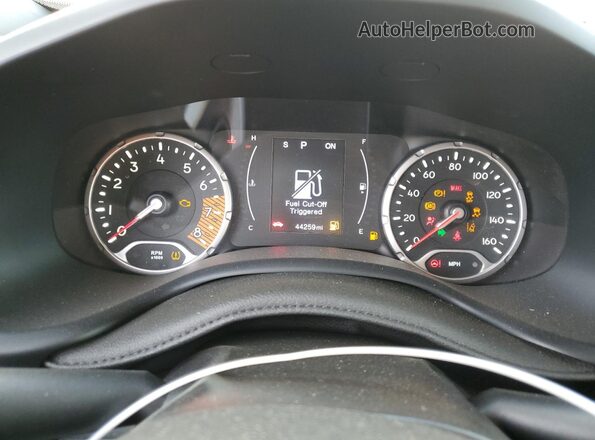 ZACNJDB19PPP69307 2023 JEEP RENEGADE Gray Instrument cluster view
