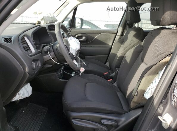 ZACNJDB19PPP69307 2023 JEEP RENEGADE Gray Front interior view