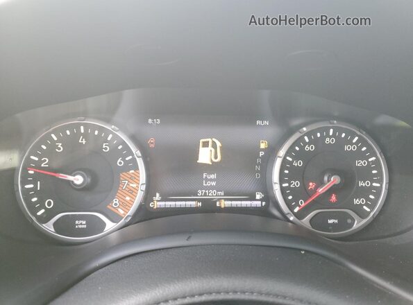 ZACNJDB1XNPN44181 2022 JEEP RENEGADE Gray Вид щитка приладів