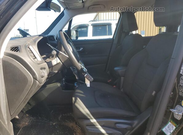 ZACNJDB1XNPN79609 2022 JEEP RENEGADE Black წინა სალონის ხედი