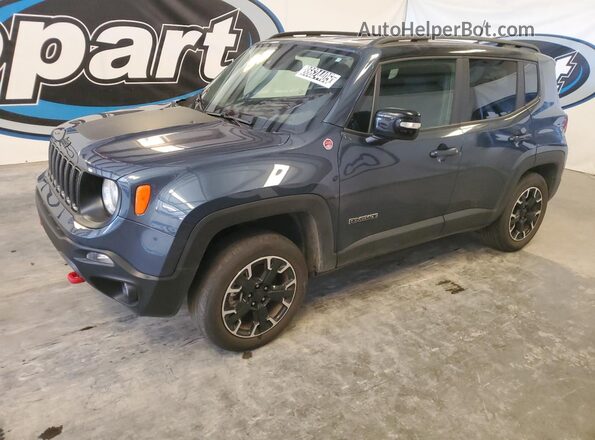 ZACNJDC12PPP62326 2023 JEEP RENEGADE Blue Панорамний вид салону 360°
