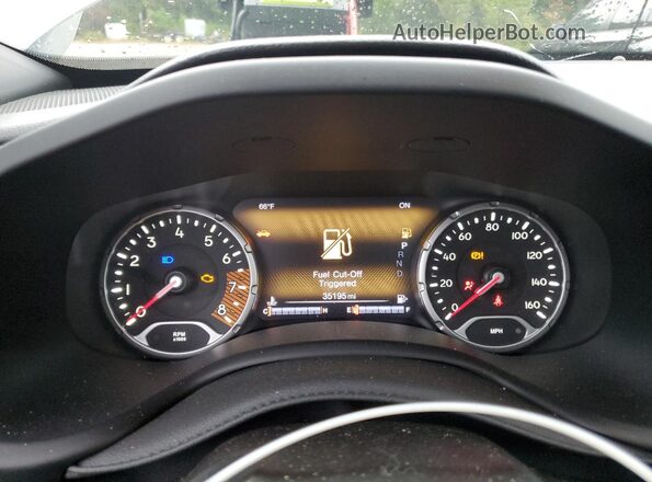 ZACNJDC13NPN53285 2022 JEEP RENEGADE White Widok zestawu wskaźników