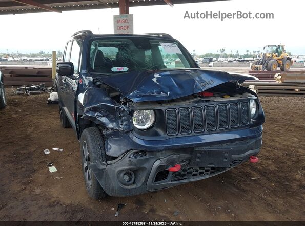 ZACNJDC14NPN66725 2022 JEEP RENEGADE Blue Widok z przodu