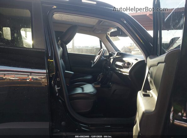ZACNJDD19NPN45464 2022 JEEP RENEGADE Black Widok wnętrza z przodu