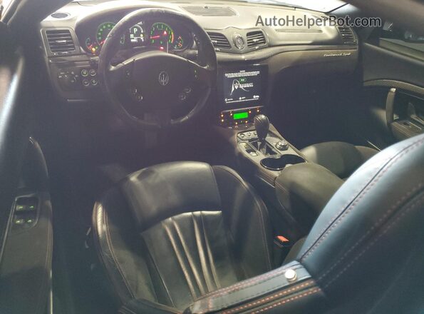 ZAM45VMA1J0278907 2018 MASERATI GRANTURISM Black წინა პანელის ხედი