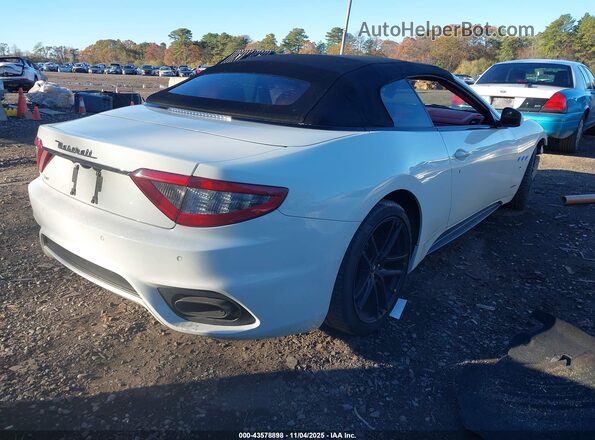 ZAM45VMA8J0273445 2018 MASERATI GRANTURISM White Задня права чверть