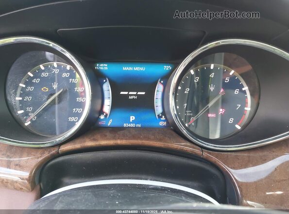 ZAM56RRL2H1247186 2017 MASERATI QUATTROPOR Black Հետևի նստատեղերի տեսք
