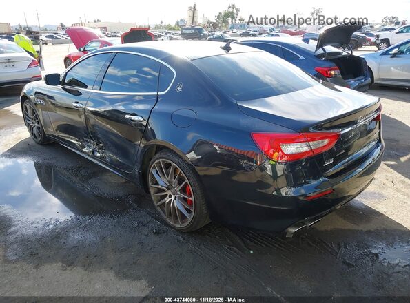 ZAM56RRL2H1247186 2017 MASERATI QUATTROPOR Black Հետևի ձախ