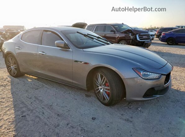 ZAM57RSL2H1203406 2017 MASERATI GHIBLI Gray Передня права чверть