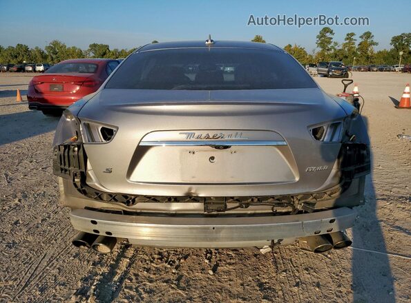 ZAM57RSL2H1203406 2017 MASERATI GHIBLI Gray Вид ззаду