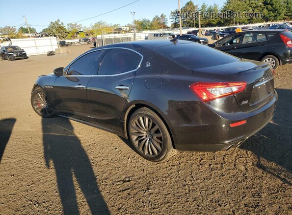 ZAM57RTL9H1240595 2017 MASERATI GHIBLI Black Trasero izquierdo