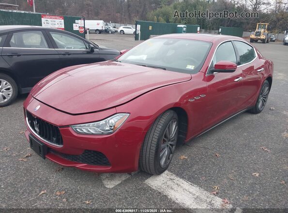 ZAM57RTS5H1247342 2017 MASERATI GHIBLI Красный Передняя левая четверть
