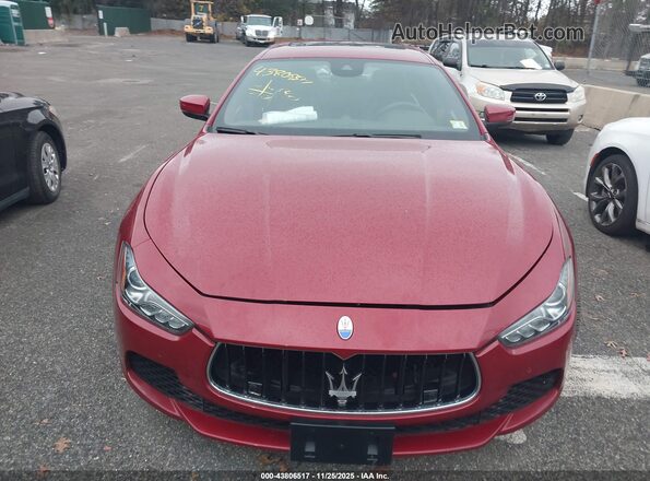 ZAM57RTS5H1247342 2017 MASERATI GHIBLI Красный Вид щитка приборов