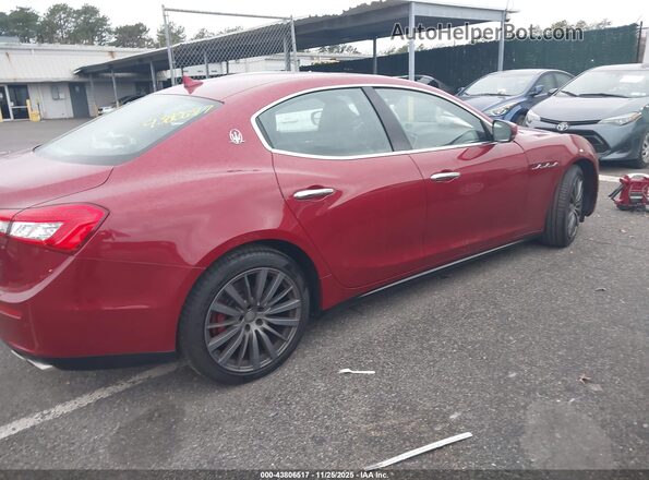 ZAM57RTS5H1247342 2017 MASERATI GHIBLI Красный Вид задней части салона