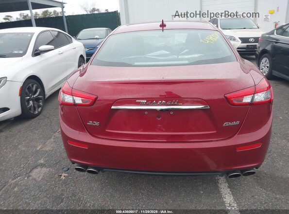 ZAM57RTS5H1247342 2017 MASERATI GHIBLI Красный 