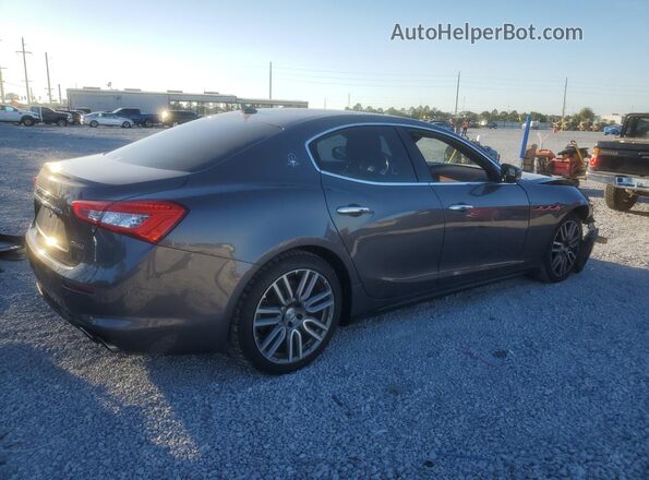ZAM57XSA0J1295169 2018 MASERATI GHIBLI Gray Trasero derecho