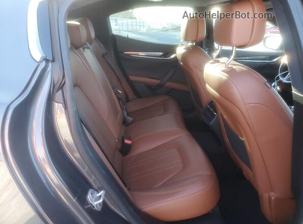ZAM57XSA0J1295169 2018 MASERATI GHIBLI Gray Vista de los asientos traseros