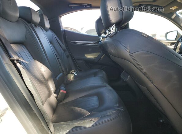 ZAM57XSA0L1344454 2020 MASERATI GHIBLI Белый Вид задних сидений