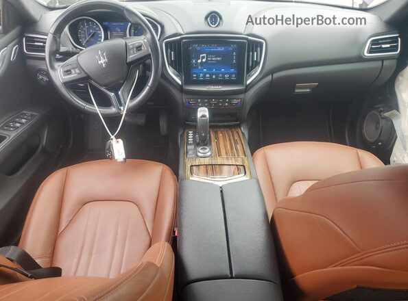 ZAM57XSA1K1319626 2019 MASERATI GHIBLI Black Вид панелі приладів