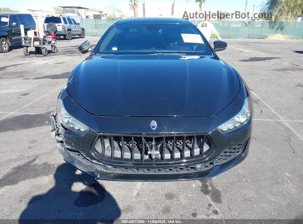 ZAM57XSA9J1286664 2018 MASERATI GHIBLI Black Вид щитка приладів