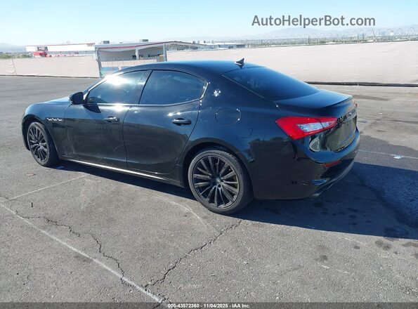 ZAM57XSA9J1286664 2018 MASERATI GHIBLI Black Задня ліва чверть