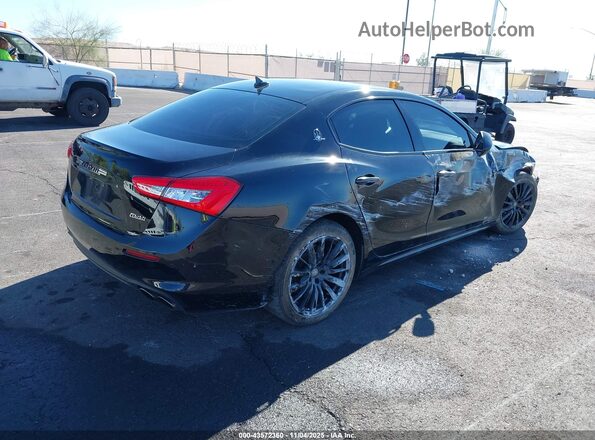 ZAM57XSA9J1286664 2018 MASERATI GHIBLI Black Задня права чверть
