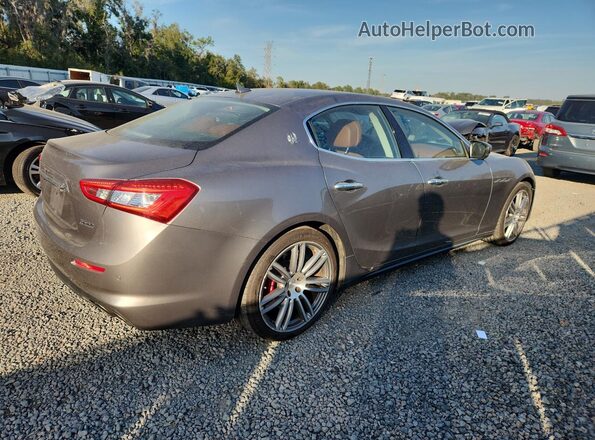 ZAM57YSA2K1319818 2019 MASERATI GHIBLI Серый Задняя правая четверть