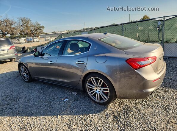 ZAM57YSA2K1319818 2019 MASERATI GHIBLI Серый Задняя левая четверть