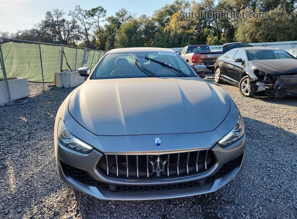 ZAM57YSA2K1319818 2019 MASERATI GHIBLI Серый Вид спереди